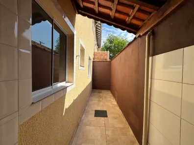 Casa de Condomínio com 2 Quartos para alugar, 53m² no Sítio do Campo, Praia Grande