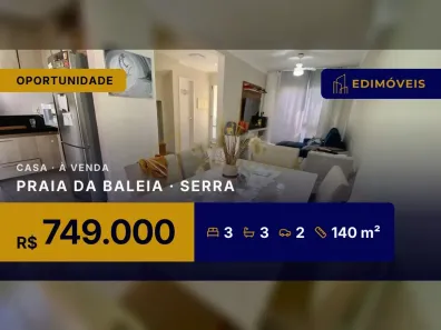Casa com 3 Quartos à venda, 140m² no Praia da Baleia, Serra