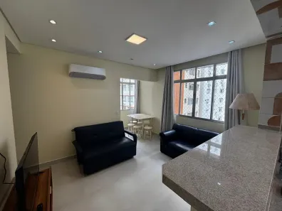 Apartamento com 1 Quarto para alugar, 50m² no Boqueirão, Santos