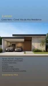 Casa de Condomínio com 3 Quartos à venda, 122m² no Parque das Nações, Parnamirim