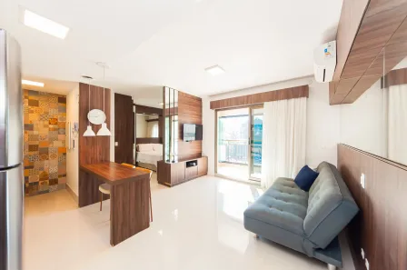 Apartamento com 1 Quarto para alugar, 46m² no Batel, Curitiba