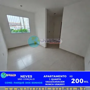 Apartamento com 1 Quarto à venda, 51m² no Neves (Neves), São Gonçalo