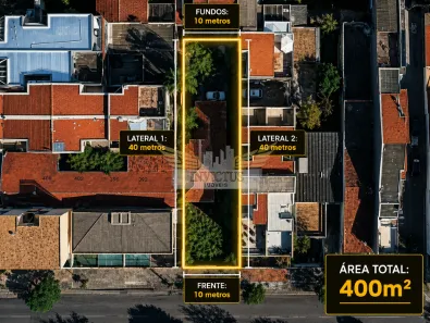 Lote/Terreno à venda, 400m² no Vila Pires, Santo André