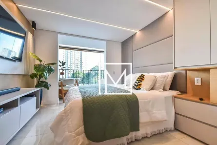 Apartamento com 1 Quarto à venda, 27m² no Vila Firmiano Pinto, São Paulo