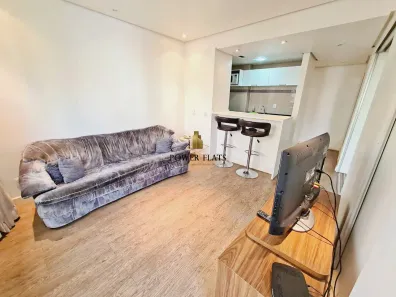 Flat com 1 Quarto para alugar, 36m² no Moema, São Paulo