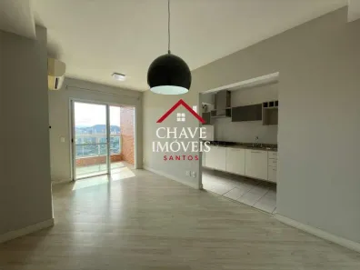Apartamento com 2 Quartos para alugar, 62m² no Macuco, Santos
