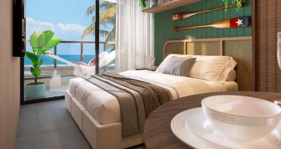Apartamento com 1 Quarto à venda, 21m² no Porto de Galinhas, Ipojuca