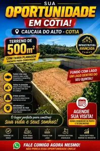 Lote/Terreno à venda, 500m² no Jardim da Glória, Cotia