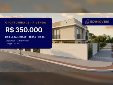 Casa com 2 Quartos à venda, 71m² no das Laranjeiras, Serra