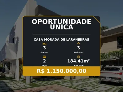 Casa com 3 Quartos à venda, 184m² no Morada de Laranjeiras, Serra