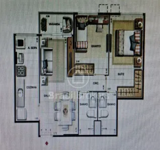 Apartamento com 2 Quartos à venda, 55m² no Vila Isabel, Rio de Janeiro