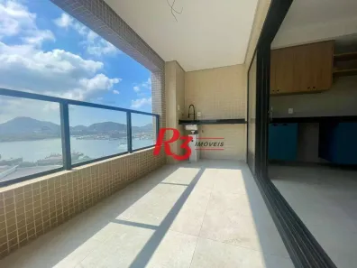 Apartamento com 2 Quartos para alugar, 65m² no Ponta da Praia, Santos