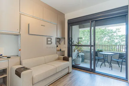 Apartamento com 1 Quarto para alugar, 27m² no Campo Belo, São Paulo