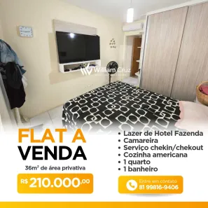 Apartamento com 1 Quarto à venda, 36m² no Gravatá Centro, Gravatá