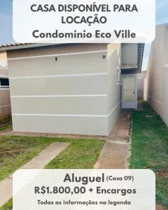 Casa com 1 Quarto para alugar, 70m² no Parque Residencial Damha II, Presidente Prudente