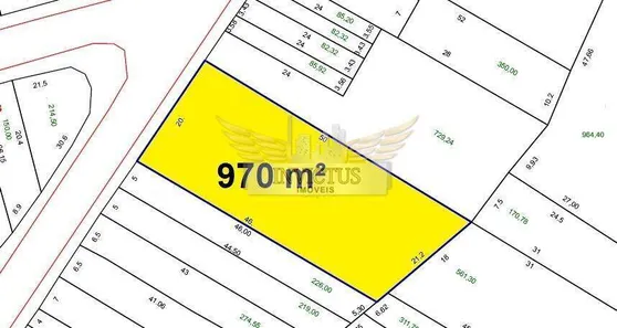 à venda, 970m² no Vila Sacadura Cabral, Santo André
