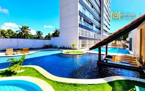 Apartamento com 2 Quartos para alugar, 56m² no Ponta Negra, Natal
