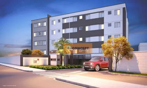 Apartamento com 2 Quartos à venda, 45m² no Jardim Cacique, Suzano