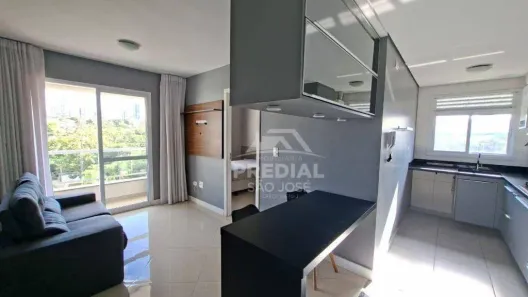 Apartamento com 1 Quarto para alugar, 35m² no Parque Residencial Aquarius, São José dos Campos