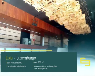 Ponto Comercial para alugar, 586m² no Coração de Jesus, Belo Horizonte
