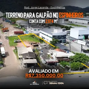 Lote/Terreno à venda, 2974m² no Espinheiros, Itajaí