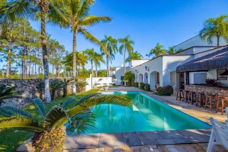 Casa de Condomínio com 5 Quartos para venda ou aluguel, 400m² no Jardim Acapulco, Guarujá