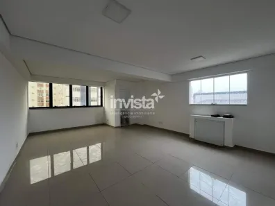 Sala Comercial com 1 Quarto para alugar, 65m² no Aparecida, Santos