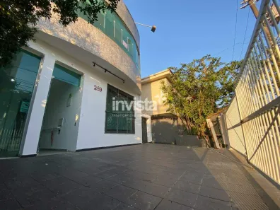 Ponto Comercial com 12 Quartos para alugar, 400m² no Macuco, Santos