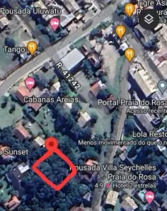 Lote/Terreno à venda, 780m² no Ibiraquera, Imbituba