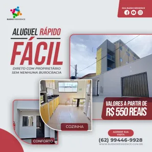 Kitnet com 1 Quarto para alugar, 20m² no Setor Sol Nascente, Goiânia