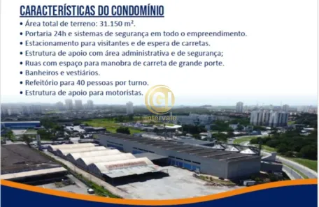 Galpão/Depósito/Armazém para alugar, 1000m² no Jardim Califórnia, Jacareí