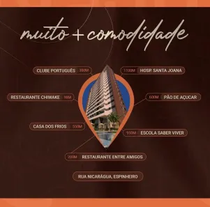 Apartamento com 2 Quartos à venda, 50m² no Espinheiro, Recife