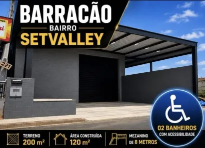Galpão/Depósito/Armazém para venda ou aluguel, 120m² no Setvalley, São José do Rio Preto