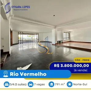 Cobertura com 5 Quartos à venda, 791m² no Rio Vermelho, Salvador