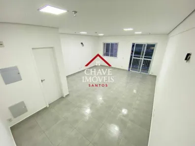 Sala Comercial para alugar, 42m² no Vila Mathias, Santos