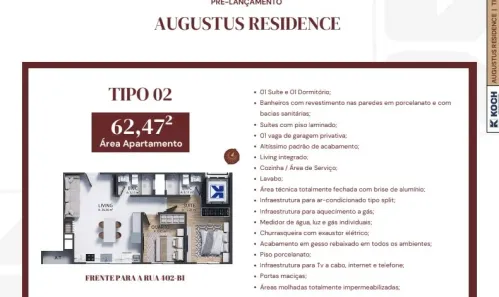 Apartamento com 2 Quartos à venda, 62m² no Morretes, Itapema