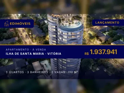 Apartamento com 3 Quartos à venda, 110m² no Ilha de Santa Maria, Vitória
