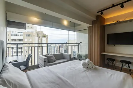 Apartamento com 1 Quarto à venda, 25m² no Indianópolis, São Paulo