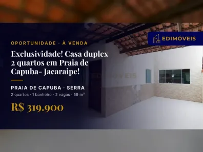 Casa com 2 Quartos à venda, 59m² no Praia de Capuba, Serra