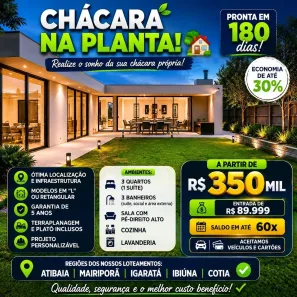 Fazenda/Sítio com 3 Quartos à venda, 600m² no Águas de Igaratá, Igaratá