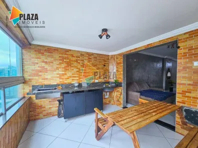 Apartamento com 3 Quartos para alugar, 115m² no Canto do Forte, Praia Grande