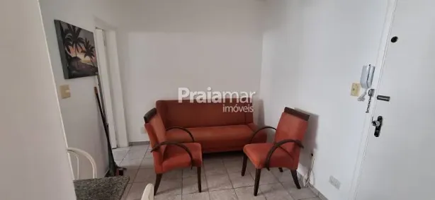 Apartamento com 1 Quarto para alugar, 49m² no Ponta da Praia, Santos