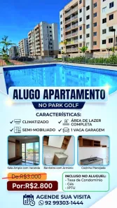 Apartamento com 2 Quartos para alugar, 48m² no Novo Aleixo, Manaus