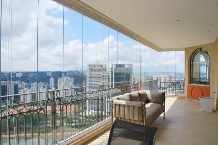 Apartamento com 4 Quartos para alugar, 435m² no Jardim Fonte do Morumbi, São Paulo