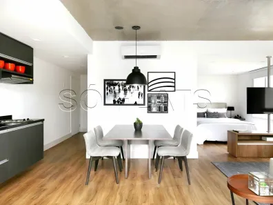 Apartamento com 1 Quarto para alugar, 63m² no Cidade Monções, São Paulo