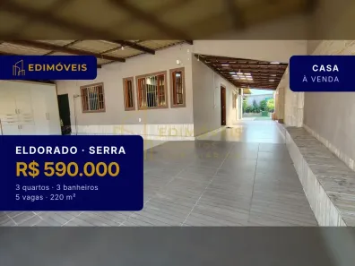 Casa com 3 Quartos à venda, 220m² no Eldorado, Serra