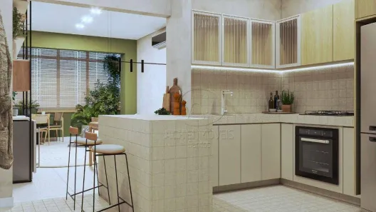 Apartamento com 3 Quartos à venda, 108m² no José Menino, Santos