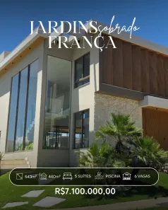 Casa de Condomínio com 5 Quartos à venda, 440m² no Jardins Itália, Goiânia