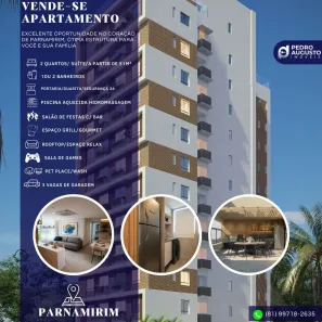 Apartamento com 2 Quartos à venda, 51m² no Parnamirim, Recife