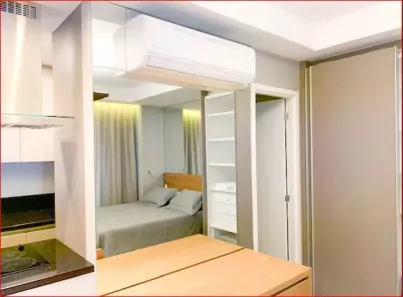 Apartamento com 1 Quarto para alugar, 43m² no Brooklin Paulista, São Paulo